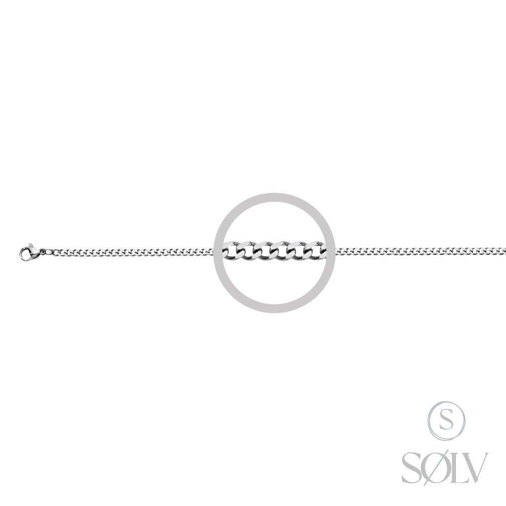 Solv Stainless Steel Curb Chain, 60cm