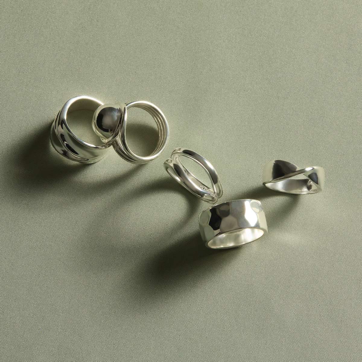 NAJO Sterling Silver Barber Ring