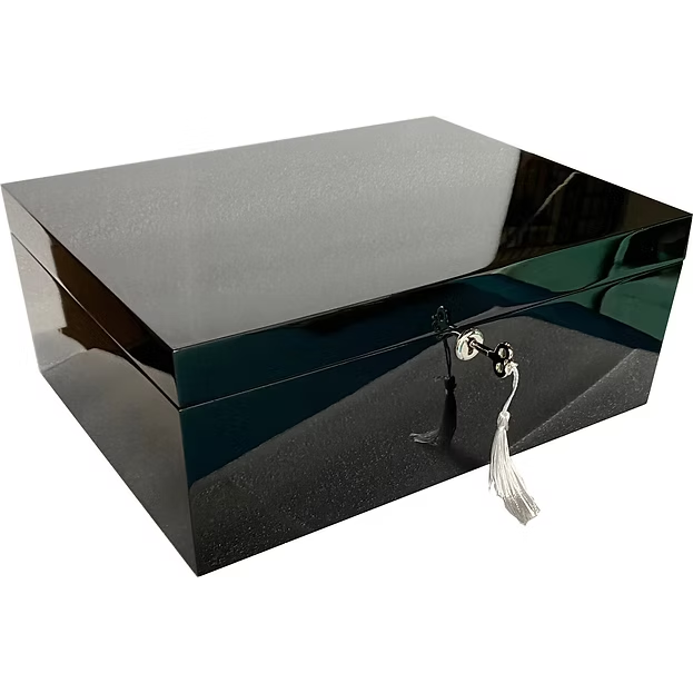 Black Rectangle Jewellery Box