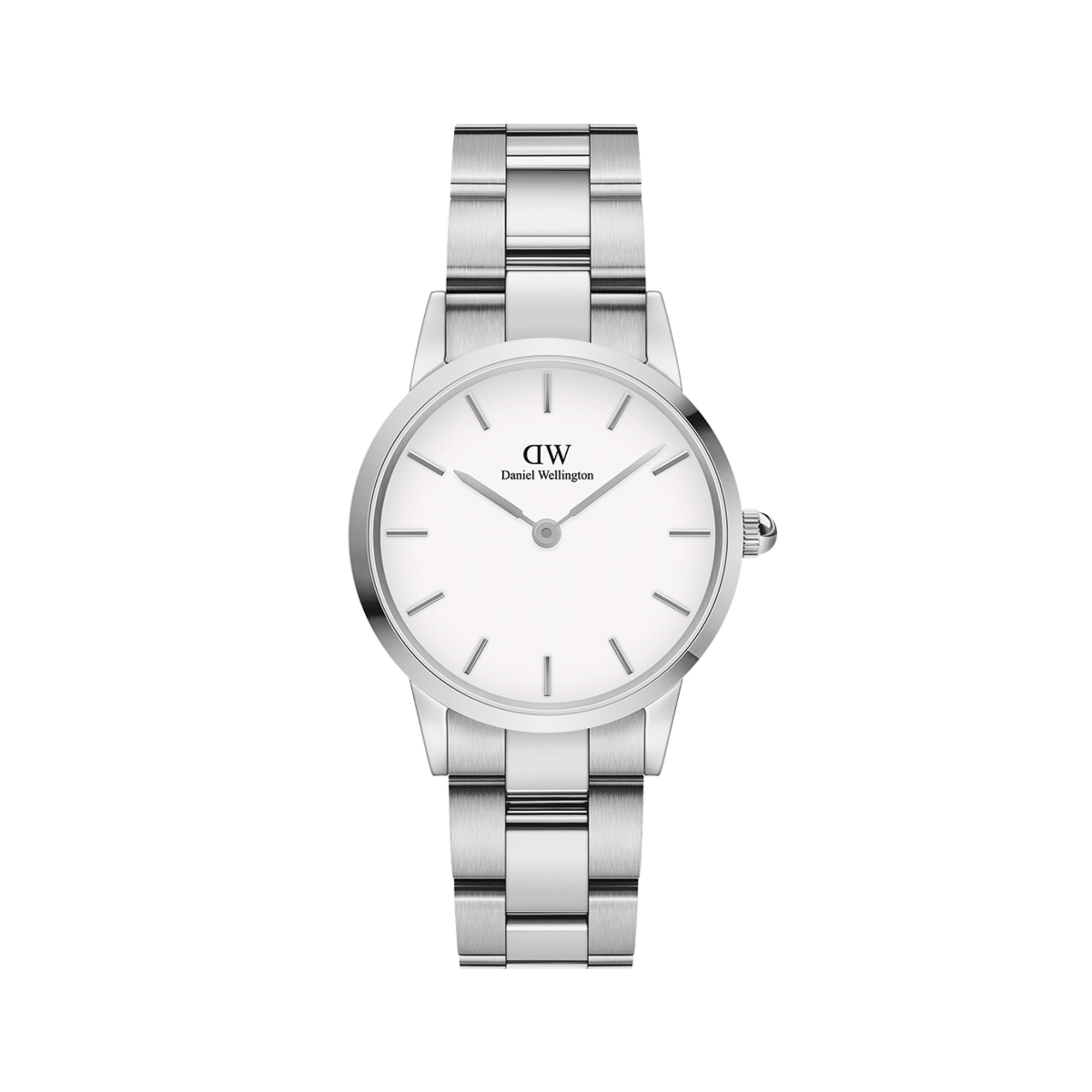 Daniel Wellington Iconic Link 36 Silver and White Watch