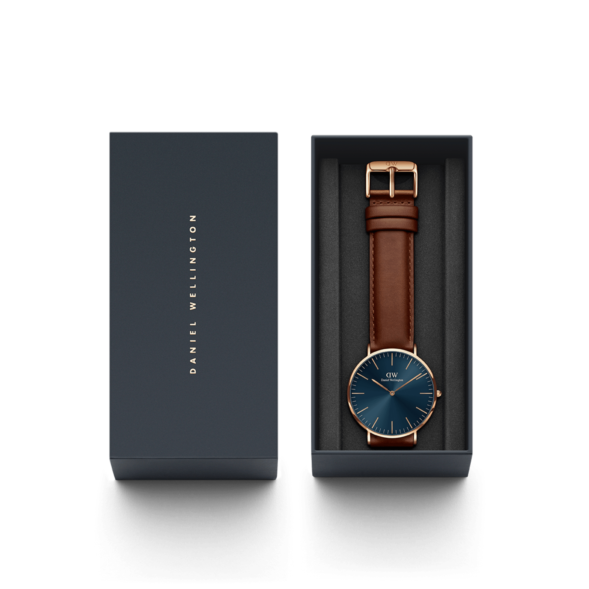 Daniel Wellington Classic 40 St Mawes Rose Gold Arctic Watch
