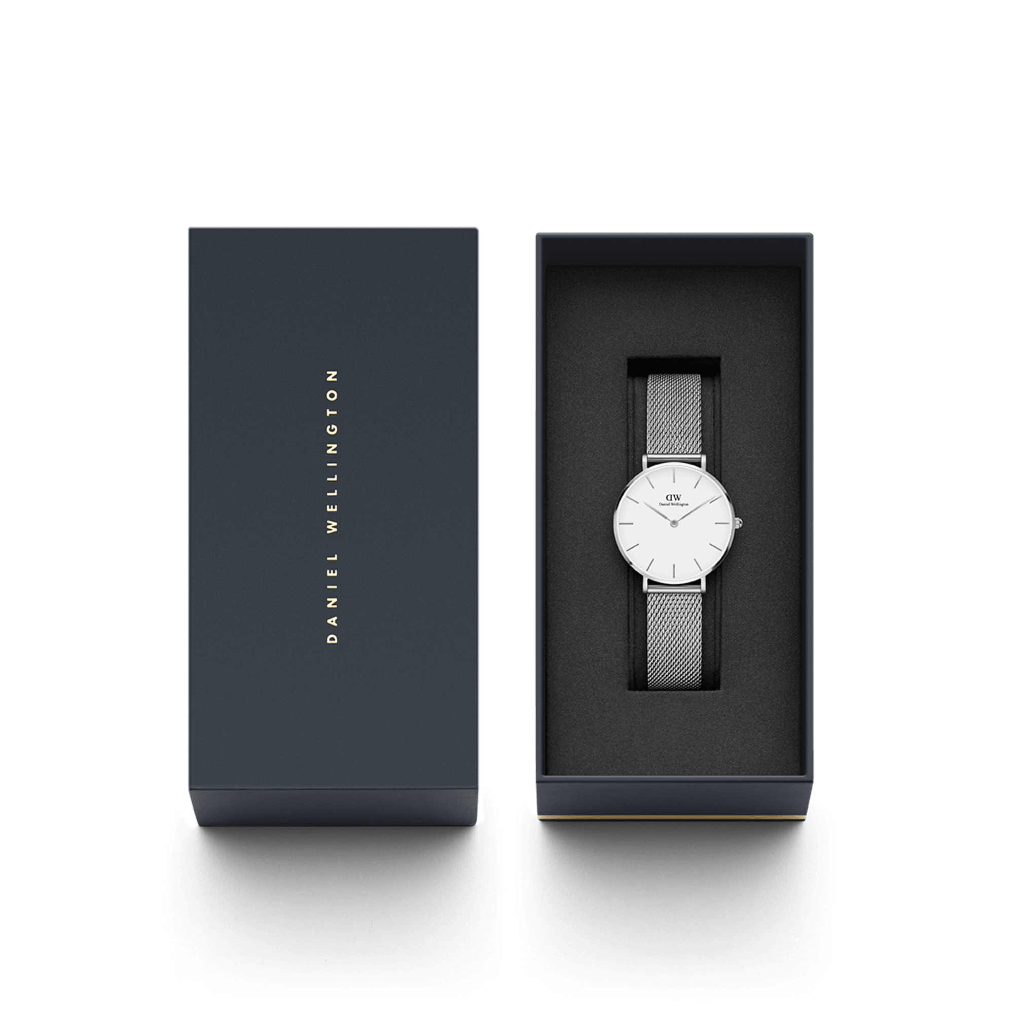 Daniel Wellington Petite 32 Silver and White Watch