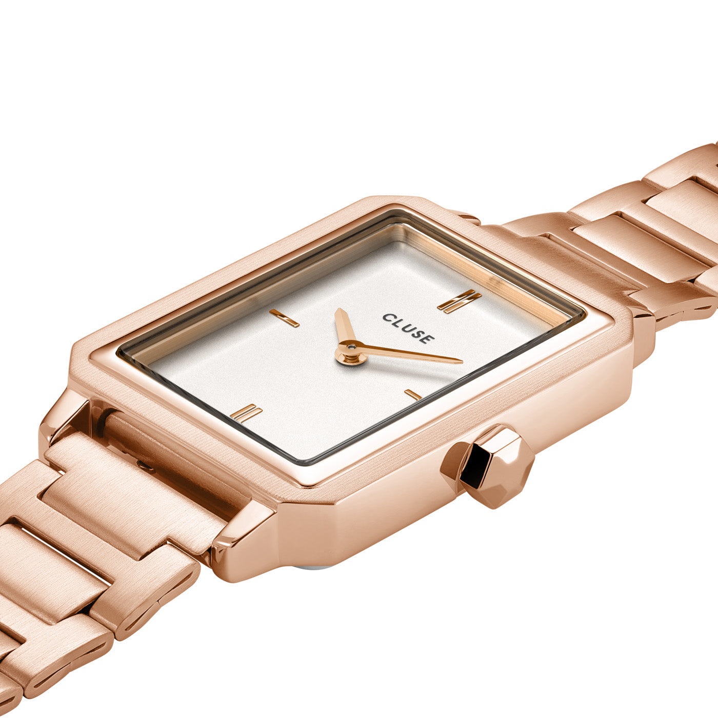 CLUSE Fluette Off White and Rose Gold Watch, CW11503