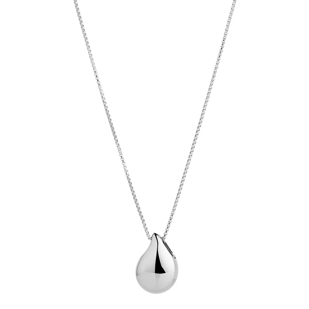 Sunshower Small Silver Necklace (45cm+ext)