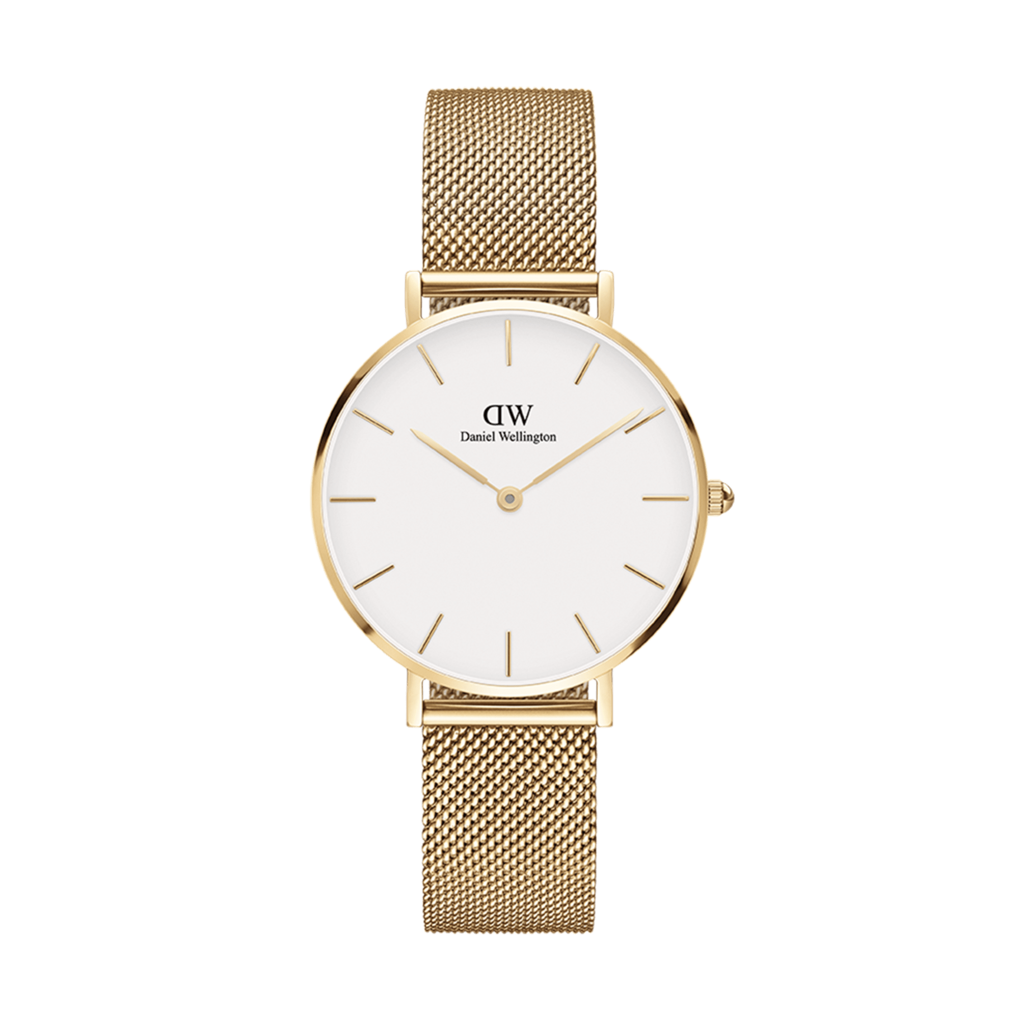 Daniel Wellington Petite 36 Evergold Gold and White Watch
