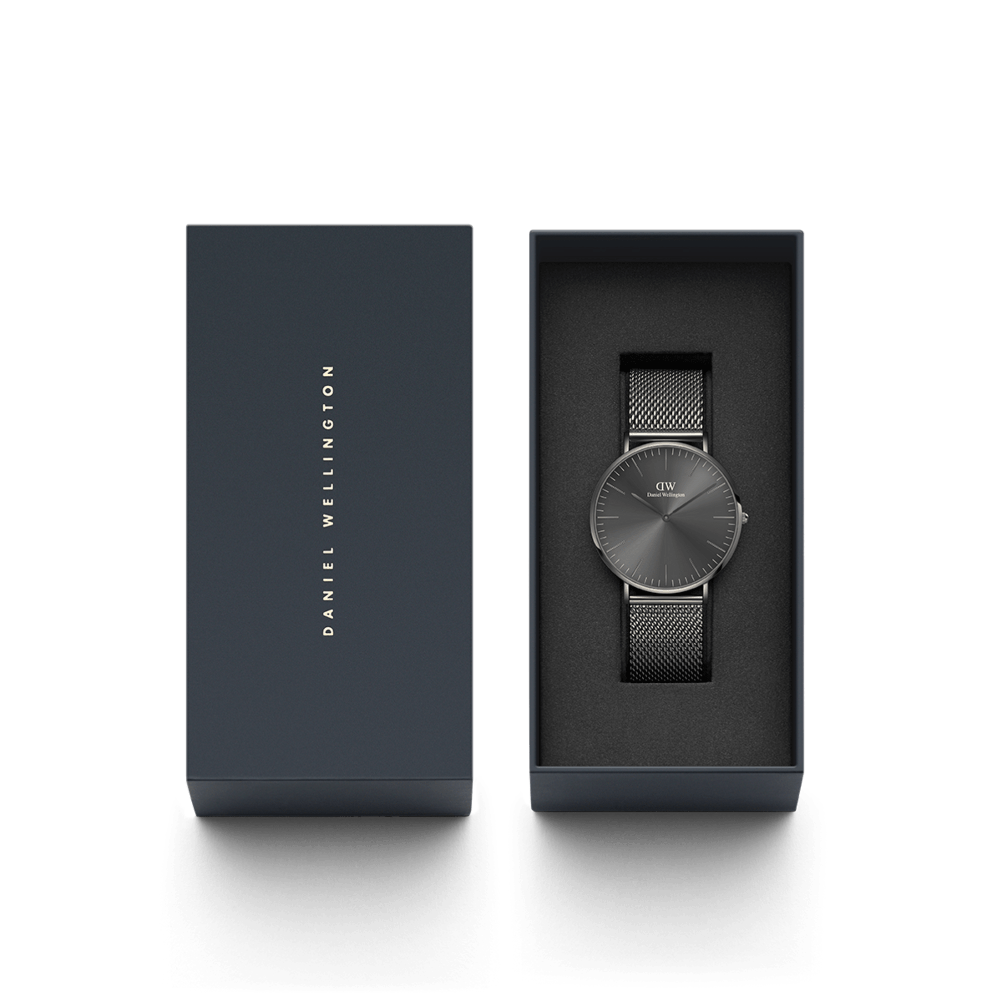 Daniel Wellington Classic 40 Anthracite Grey Sunray Watch