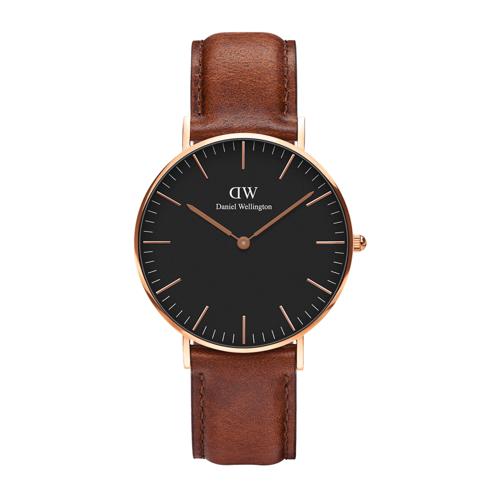 Daniel Wellington Classic 40 St Mawes Rose Gold and Black Watch