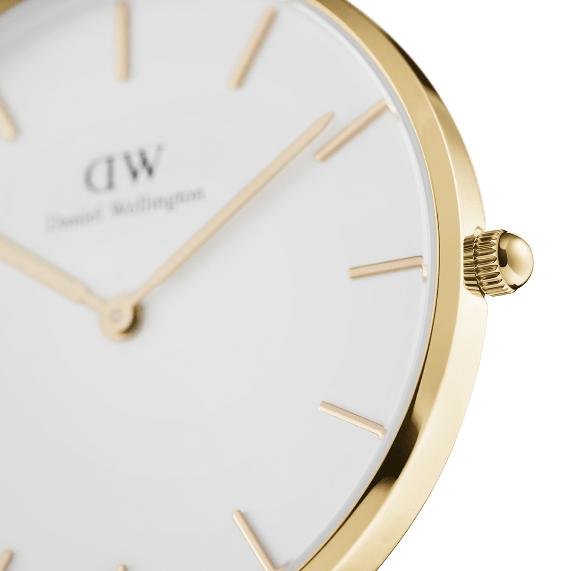 Daniel Wellington Petite 36 Evergold Gold and White Watch