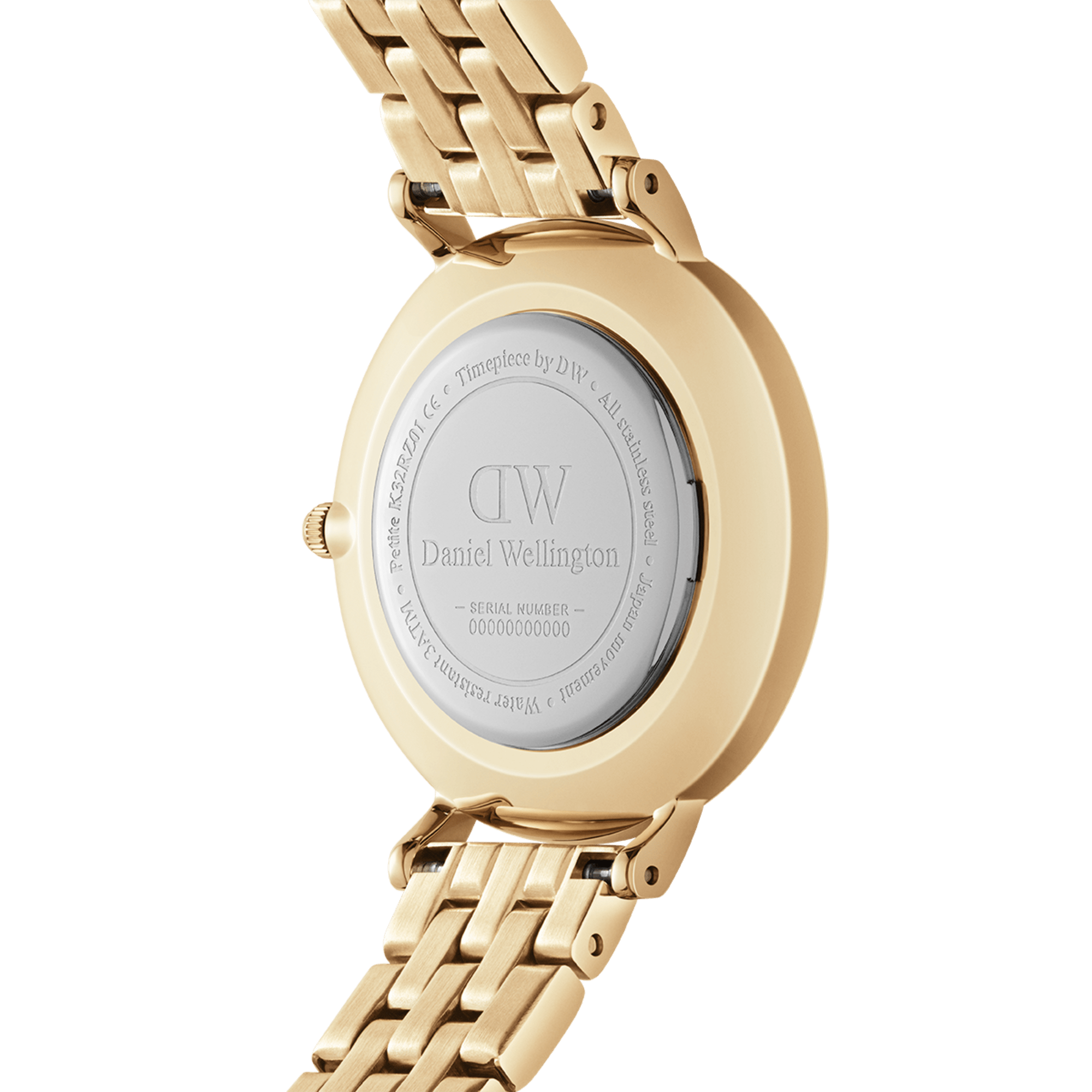Daniel Wellington Petite 28 5-Link Gold and White Watch