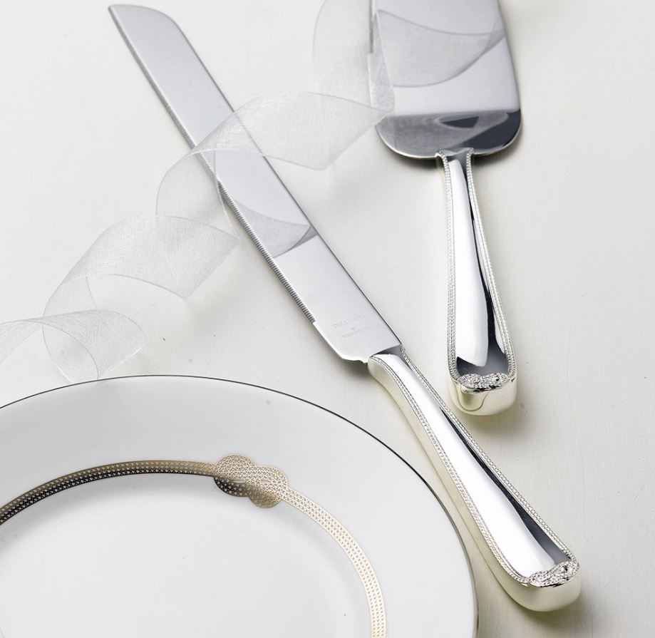 Wedgwood Vera Wang Infinity Cake Knife & Server Set
