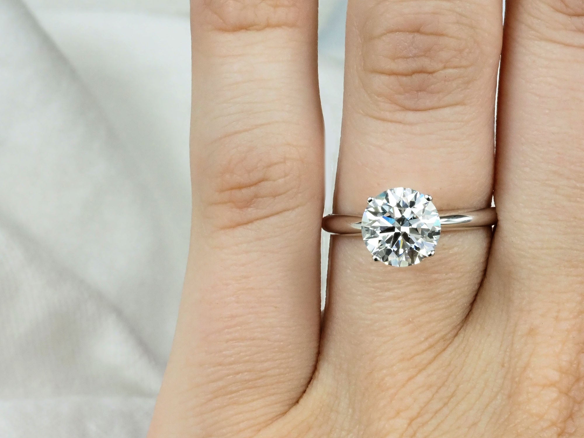 Black Friday Ultra-Special!  14 Carat White Gold 2.00 Carat Solitaire.