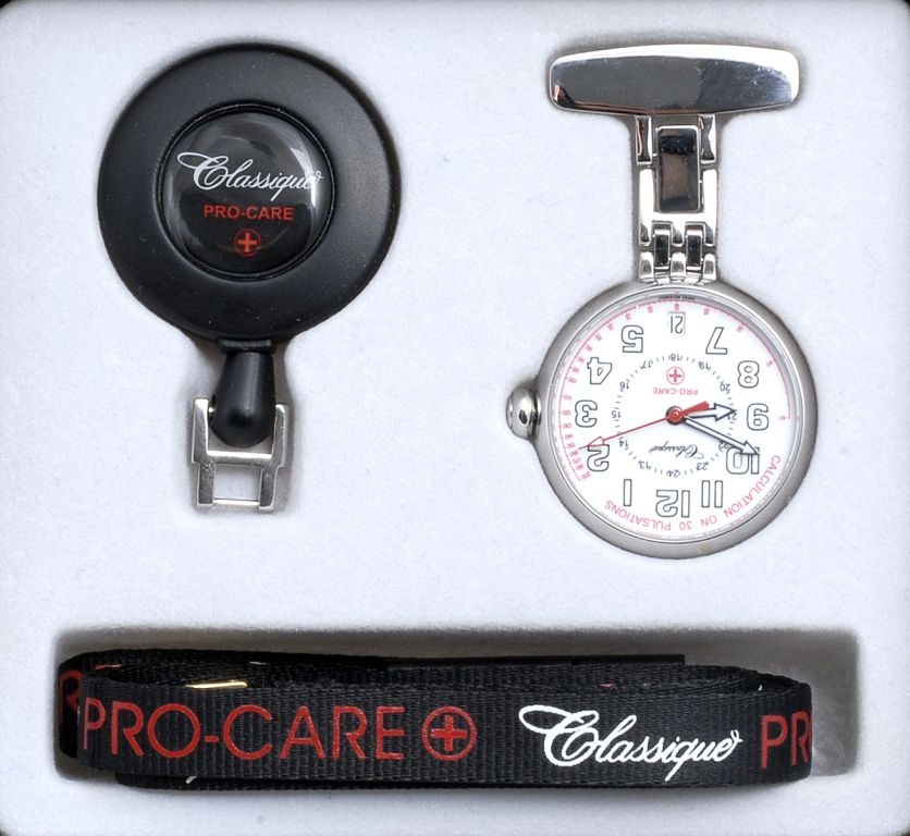 Classique Pro-Care Nurses Gold Watch, in kit.