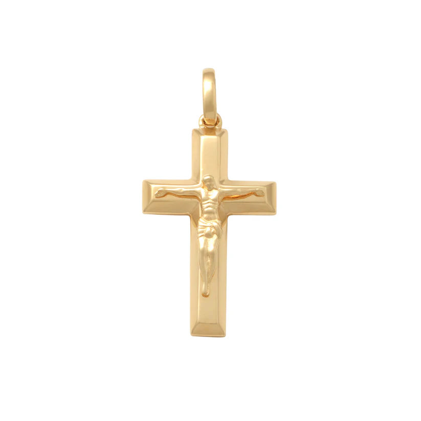 9ct Yellow Gold Crucifix, 21mm