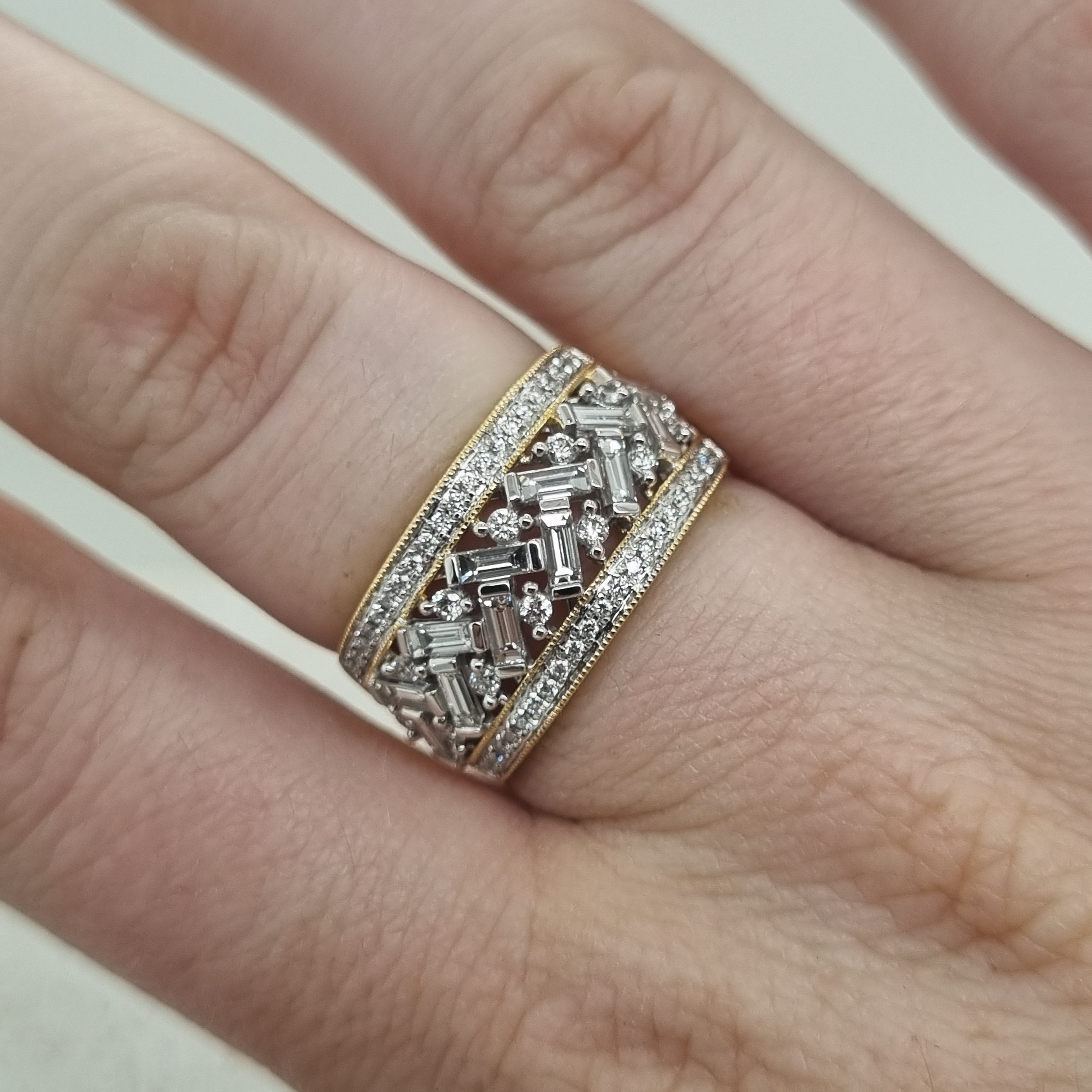 Wide diamond bands deals