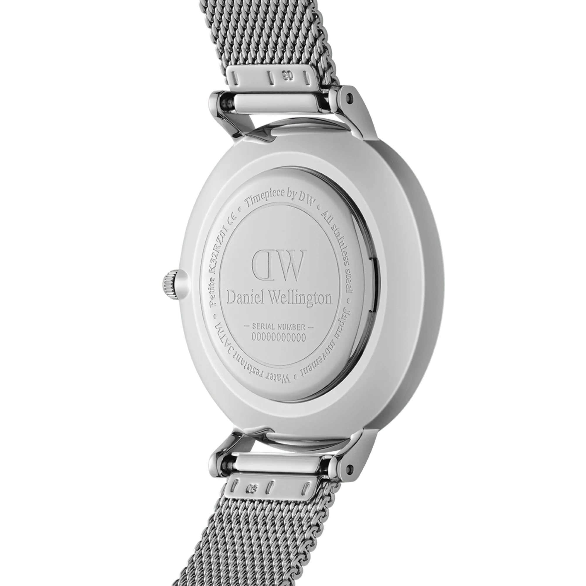 Daniel Wellington Petite 36 Sterling Silver and Black Watch