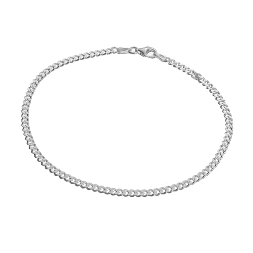Sterling Silver Anklet, 24cm