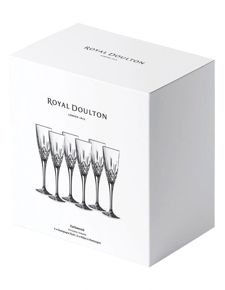 Royal Doulton Earlswood Flute, Set of 6