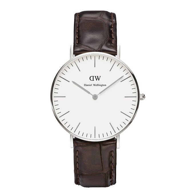 Daniel Wellington Classic York Silver 36mm Watch