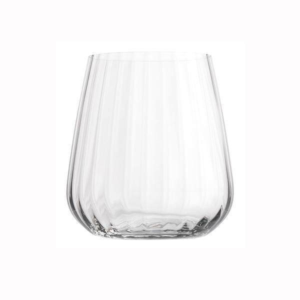Luigi Bormioli Optica Small Stemless Glasses 450ml - Set of 4