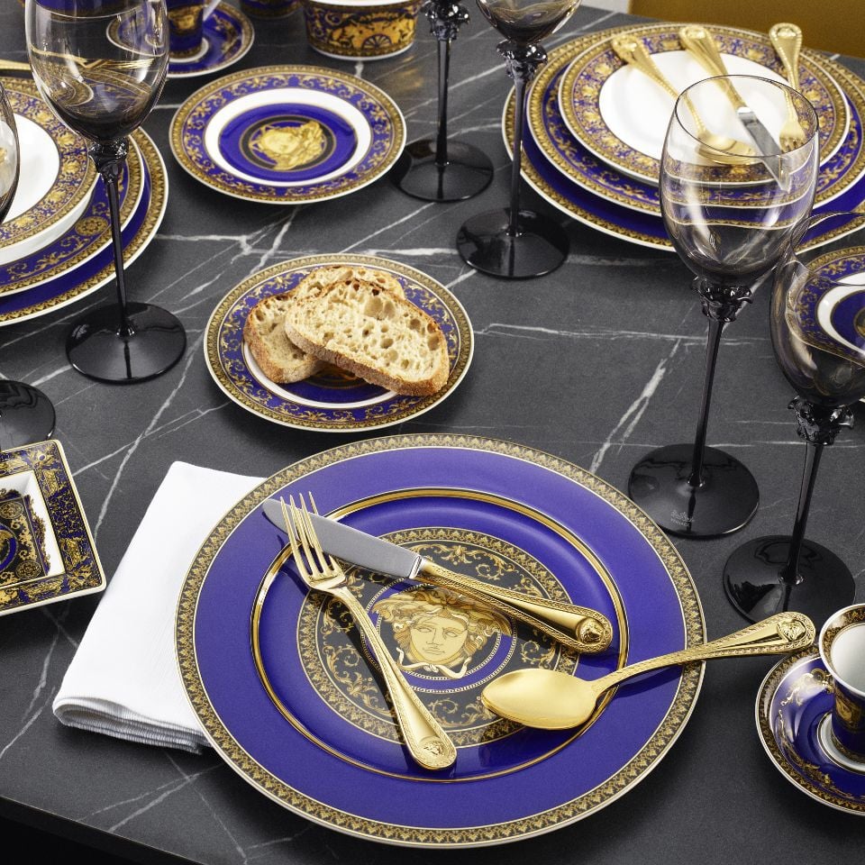 Versace Medusa Blue Bread & Butter Plate 18 cm – view 5