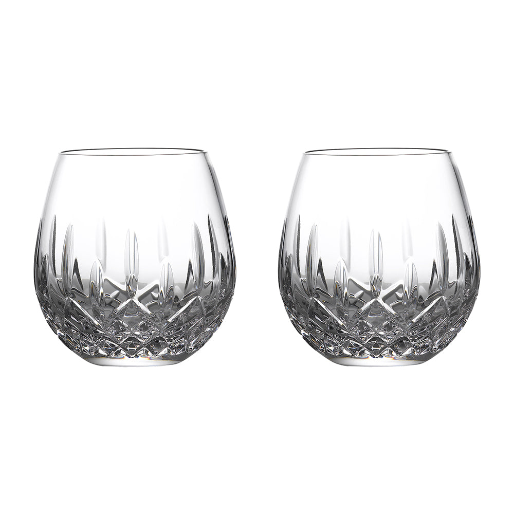 Waterford Lismore Nouveau Stemless Red pair