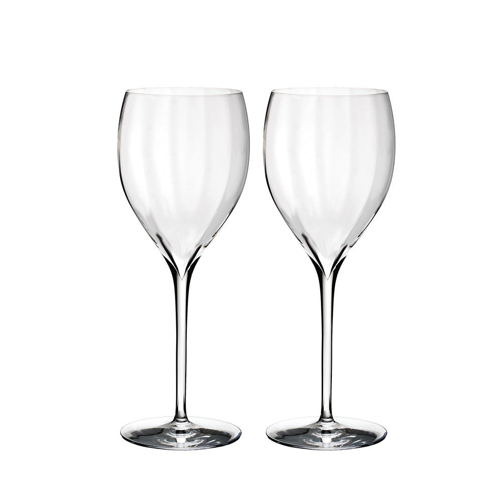 Waterford Crystal Elegance Optic Sauvignon Blanc Pair