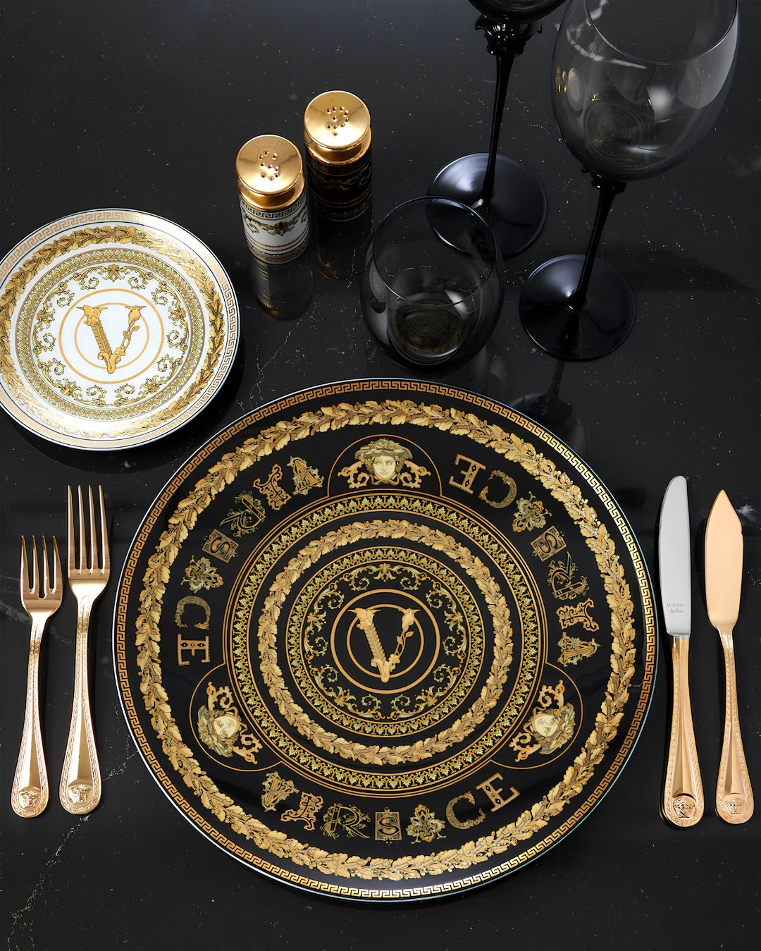 Versace Virtus Gala Plate 17 cm - White – view 6