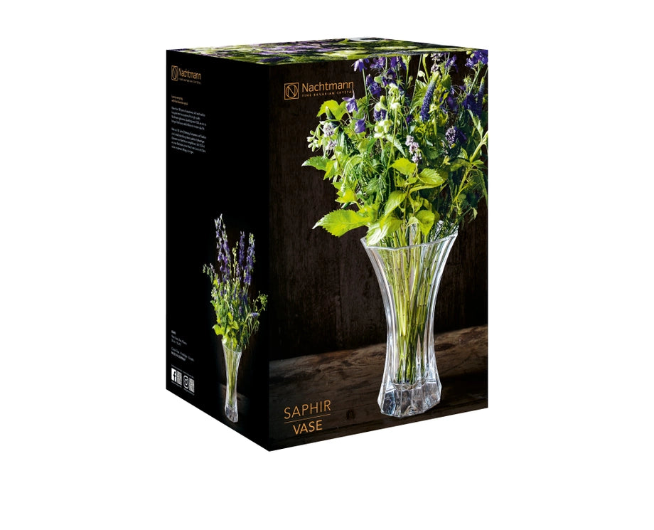 Nachtmann Saphir Vase, 30cm