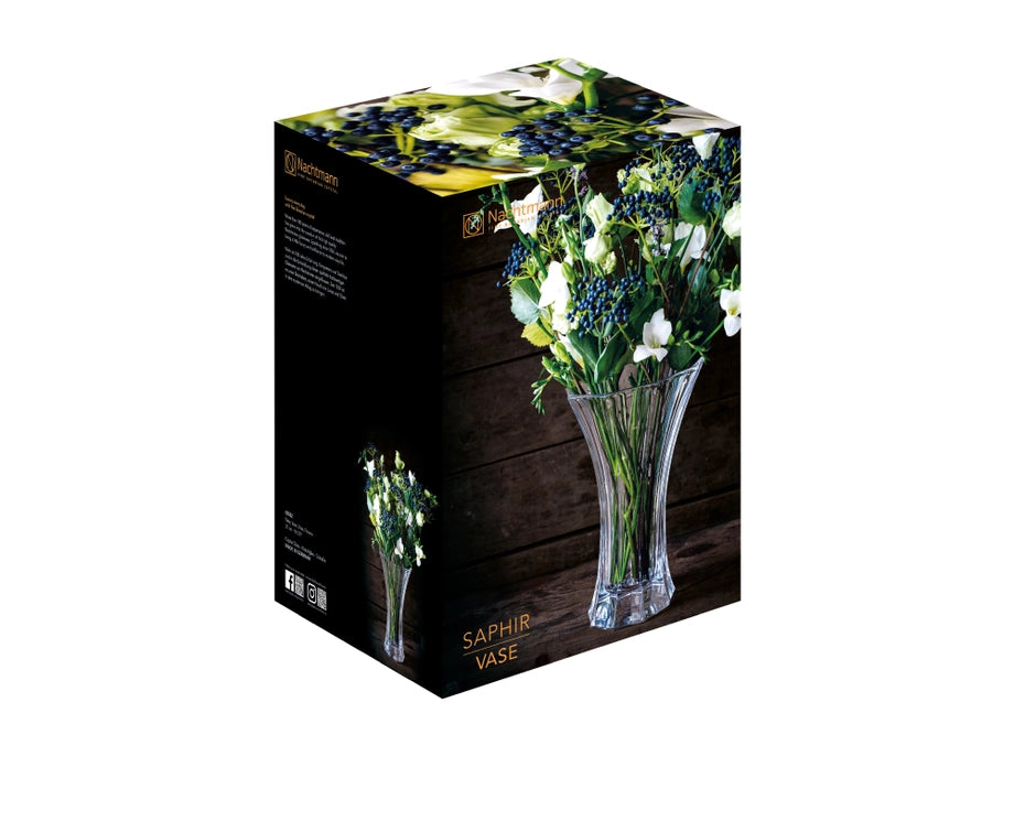 Nachtmann Saphir Vase, 27cm
