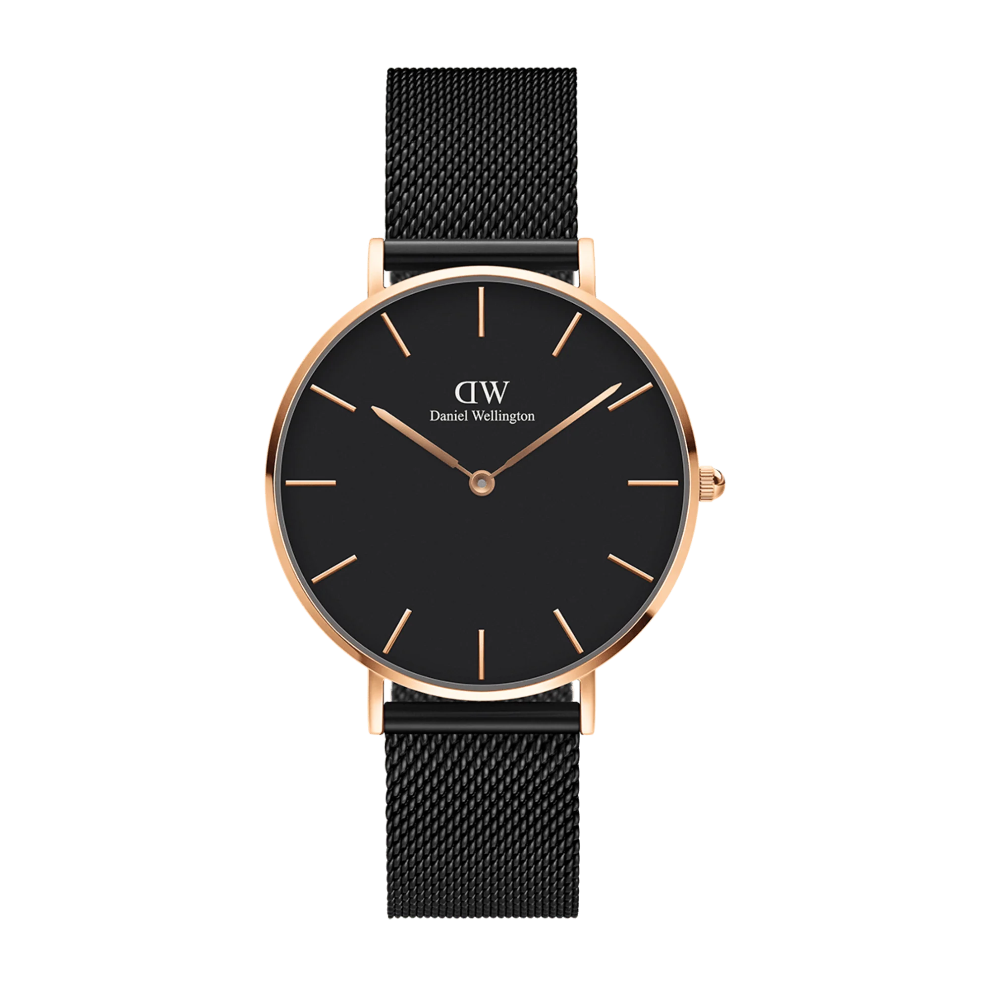Daniel Wellington Petite Ashfield 36 Rose Gold and Black Watch