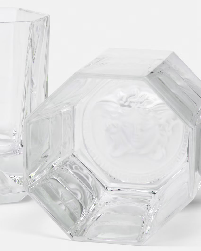Versace Medusa Lumière Crystal Whiskey Glasses – Set of 2 – view 5