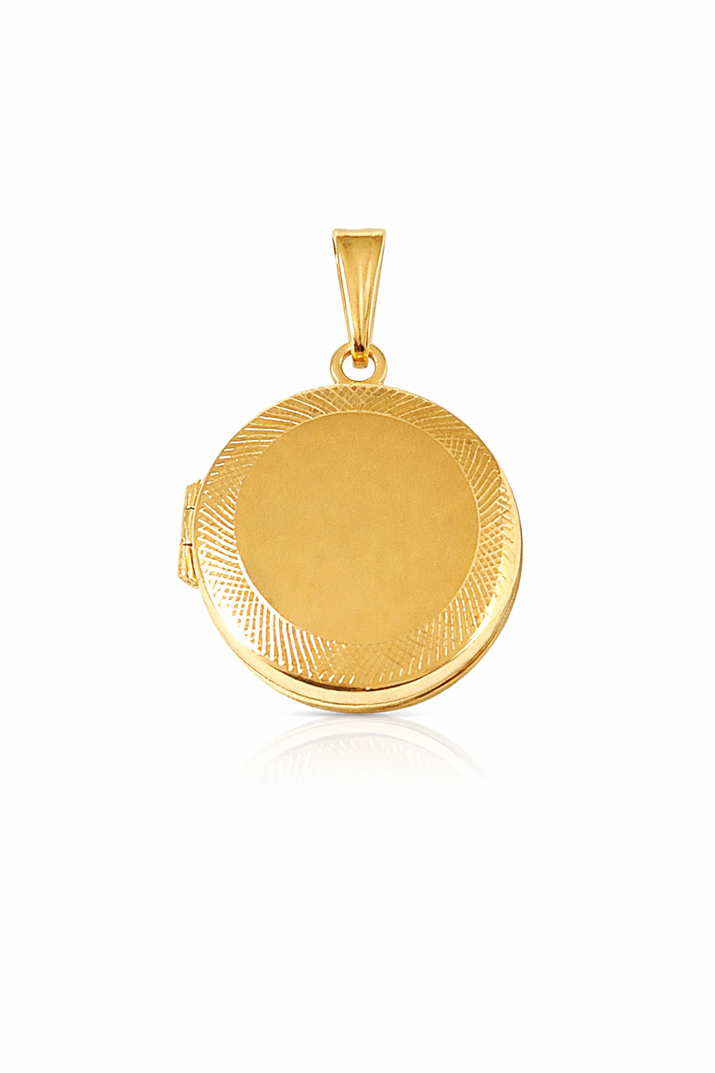 9ct Yellow Gold Round Locket, 22mm