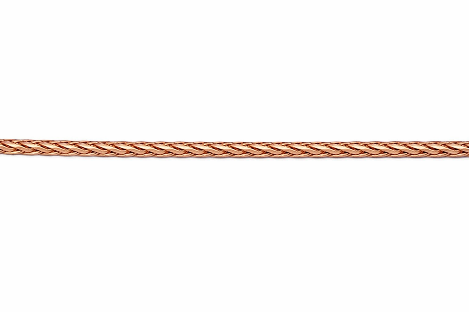 9ct Rose Gold Magic Chain, 1mm, 50cm