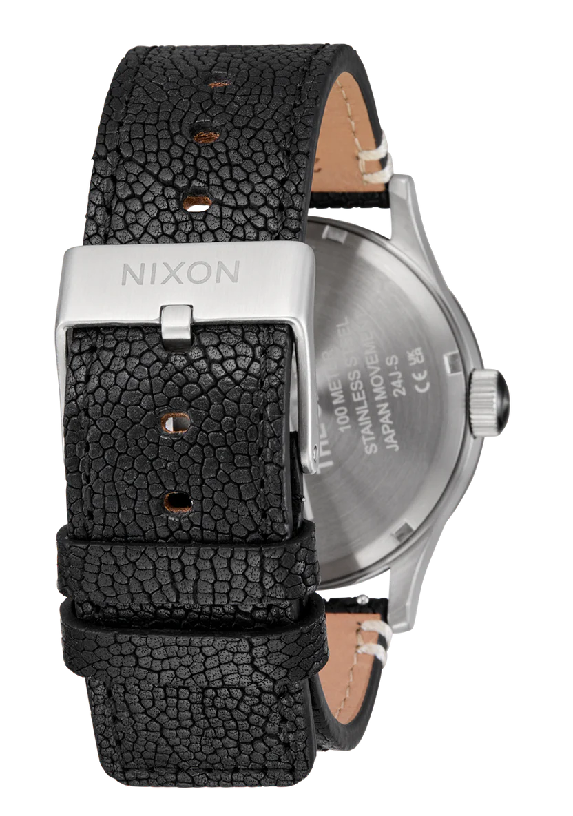 Nixon Sentry Silver, Rosewood and Black Watch