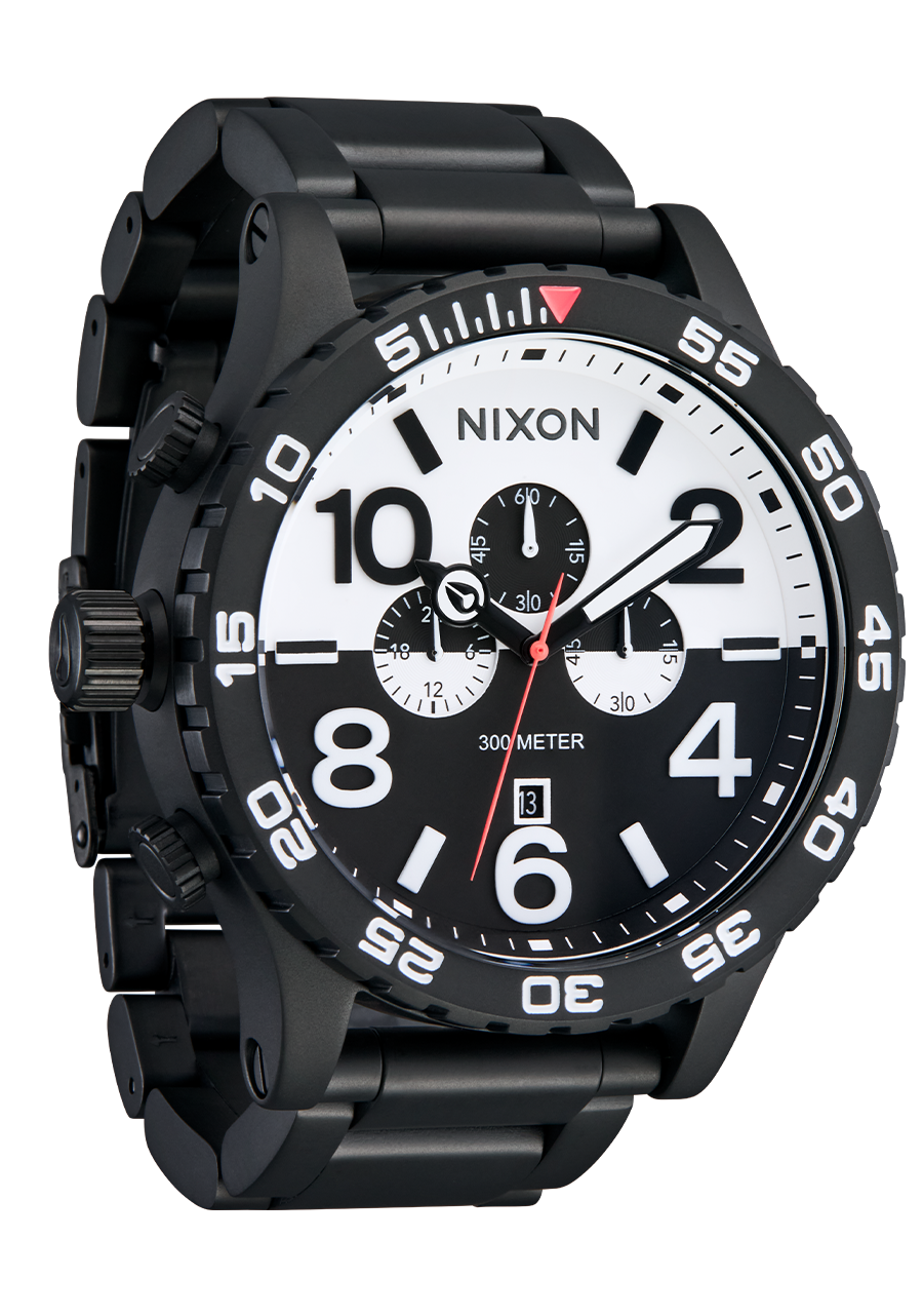 Nixon 51-30 Chrono Black and White Watch A1389-2052-00 - view 2