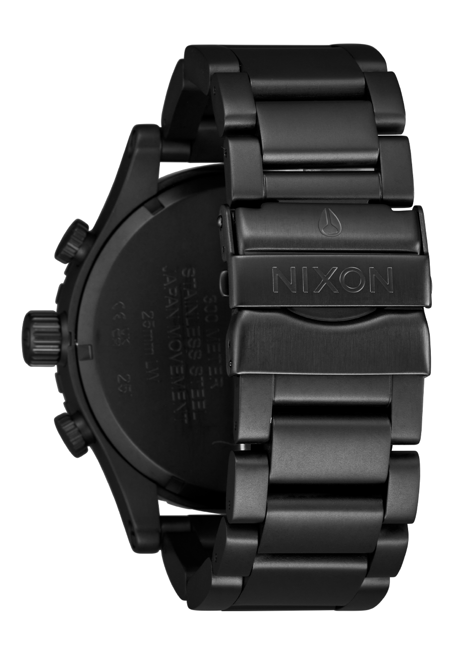 Nixon 51-30 Chrono Black and White Watch A1389-2052-00 - view 4