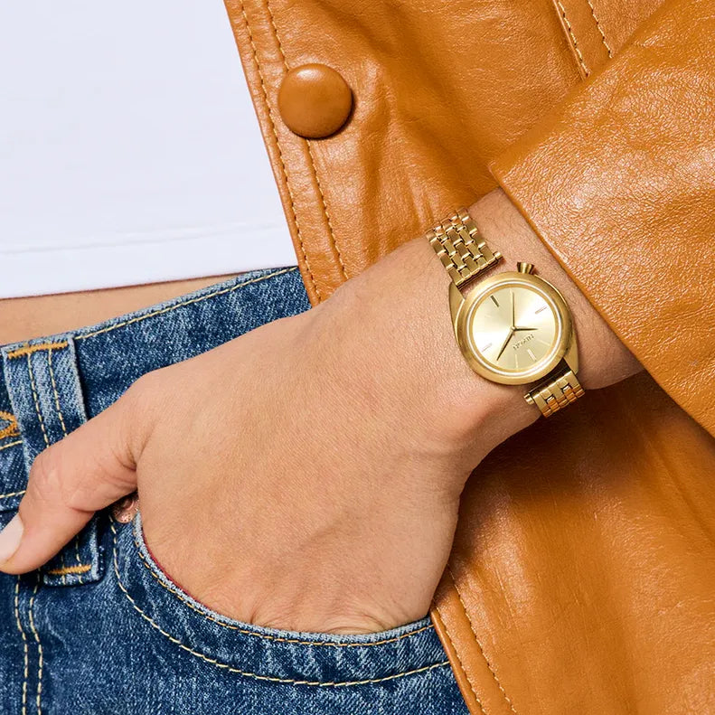 Nixon Eddy Gold Watch
