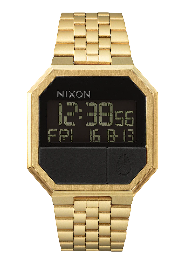 Nixon Re-Run Gold Digital Watch