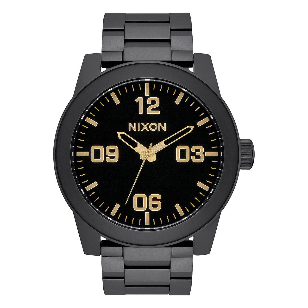 Nixon Corporal Black and Gold