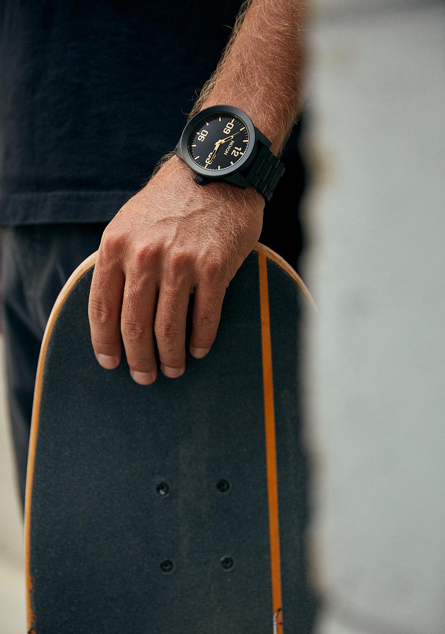 Nixon Corporal Gold and Black watch