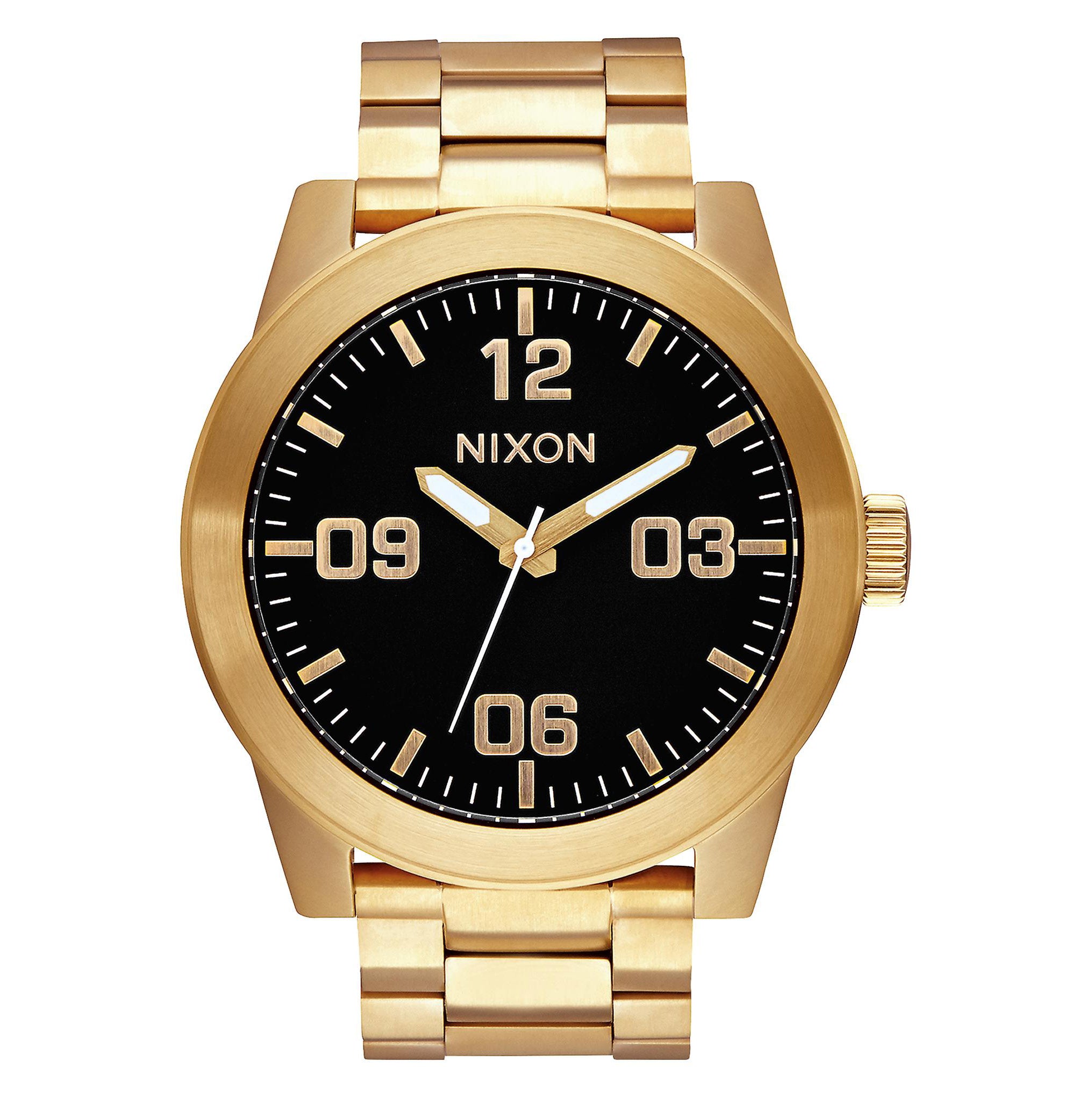 Nixon Corporal Gold and Black watch
