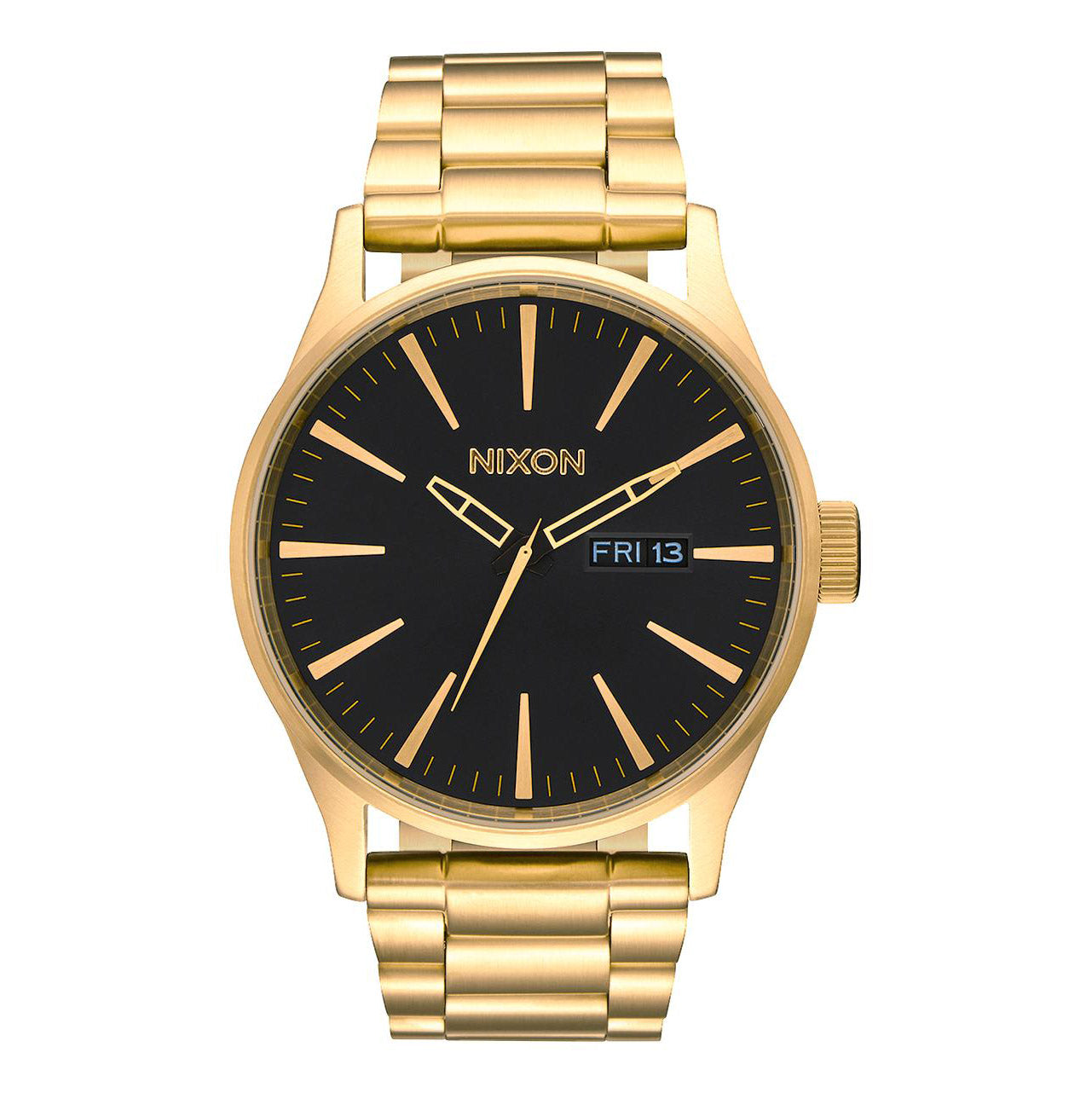 Nixon Sentry Gold and Black watch