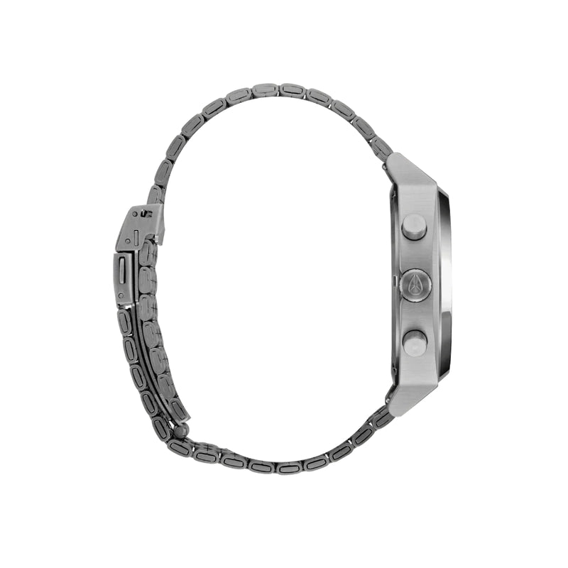Nixon Time Teller Chrono Silver and midnight watch