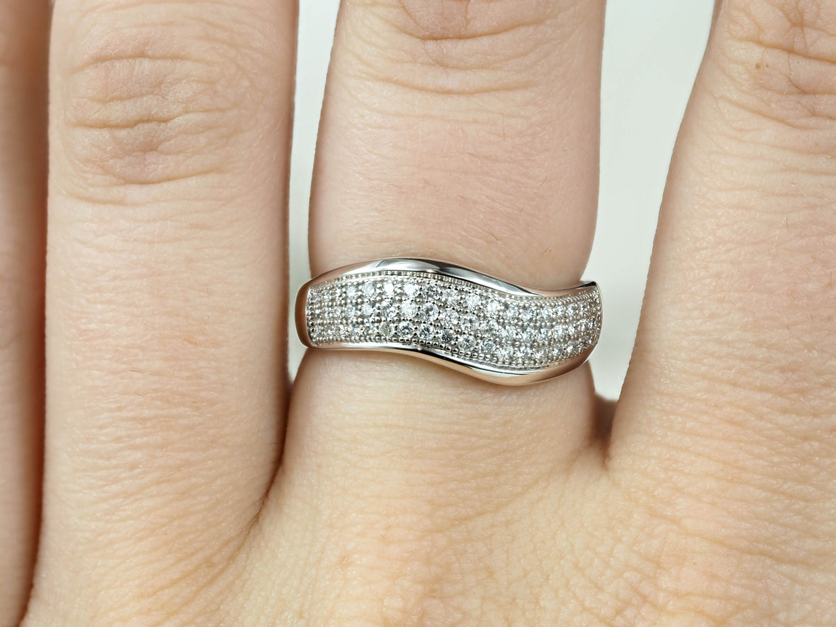 9ct Yellow and White Gold Diamond Ring, 0.33ct Total