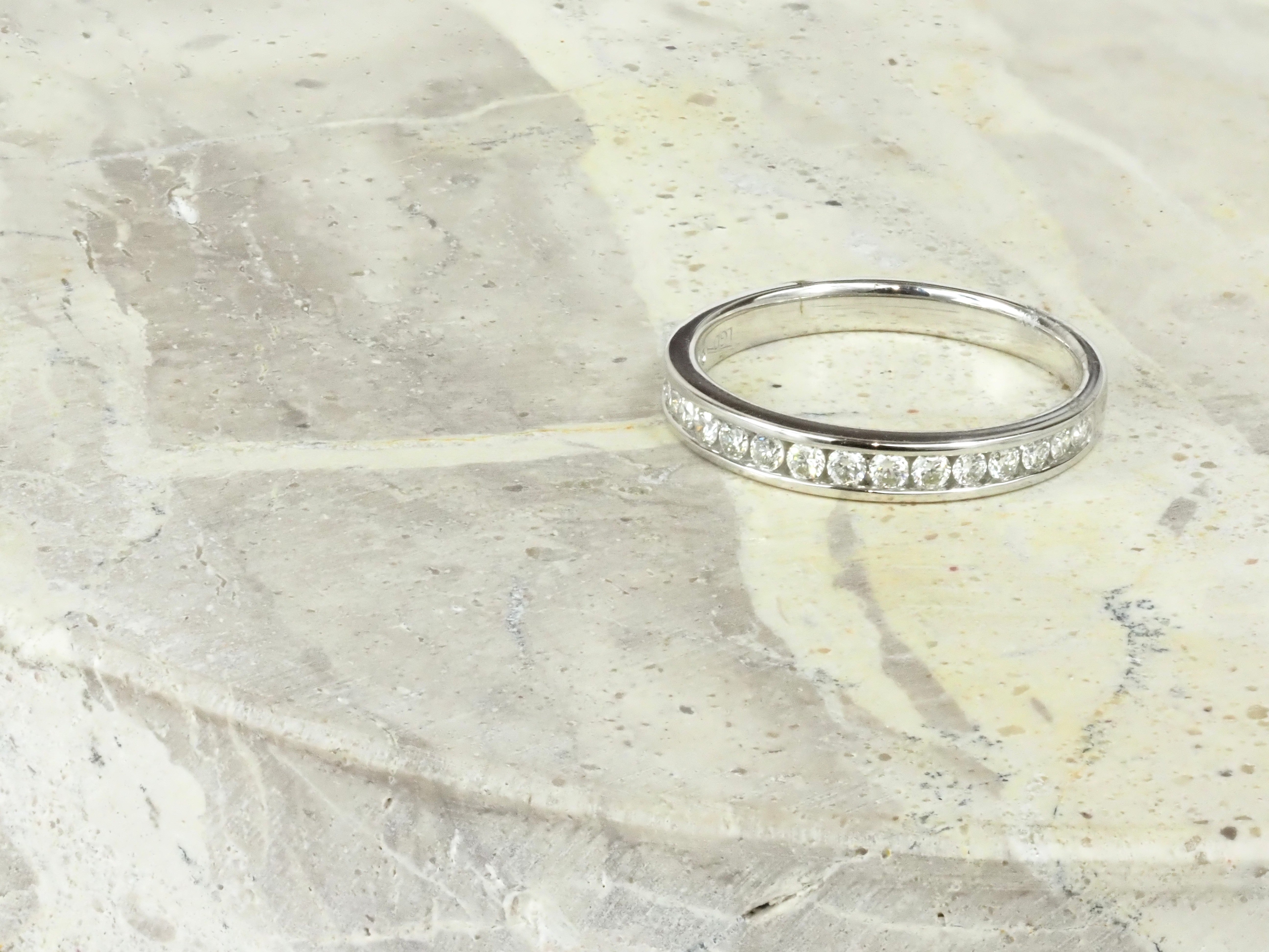 14ct White Gold Lab-Grown Diamond Ring, 0.36ct Total