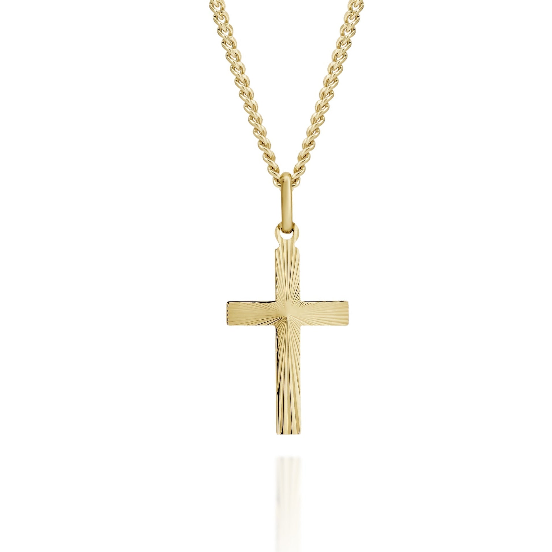 9ct Yellow Gold Cross Pendant