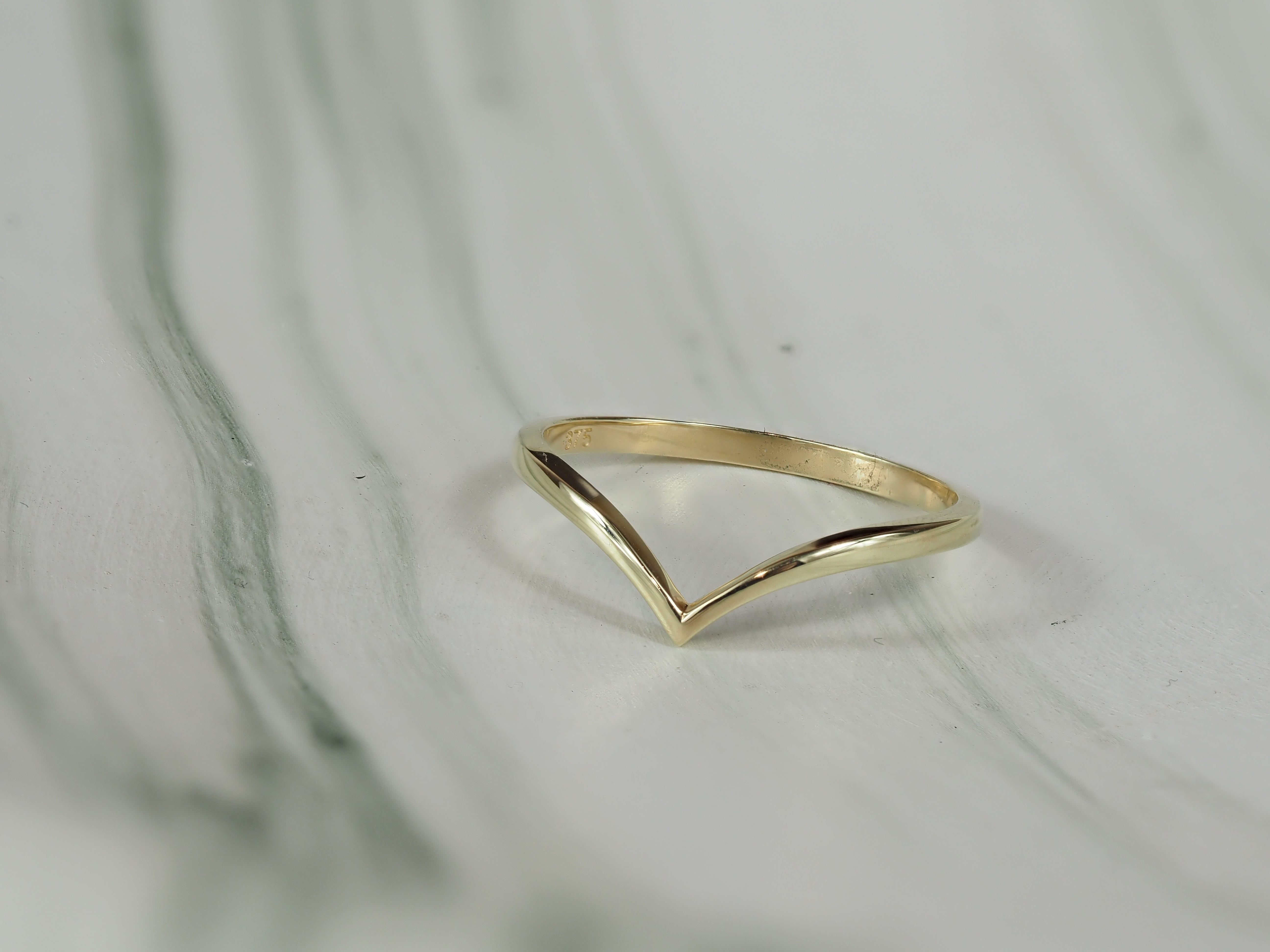 9ct Yellow Gold Wish Ring
