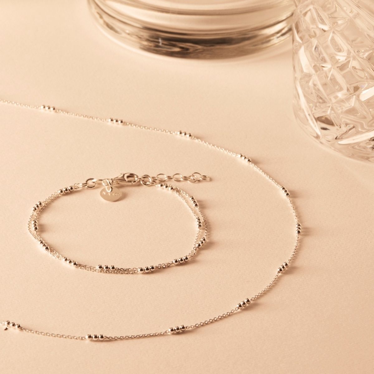 NAJO Halcyon Silver Bracelet (18.5cm+ext)