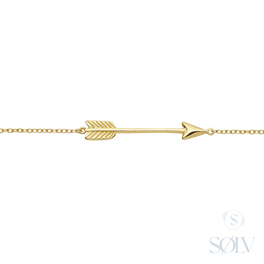 Solv Sterling Silver Arrow Bracelet