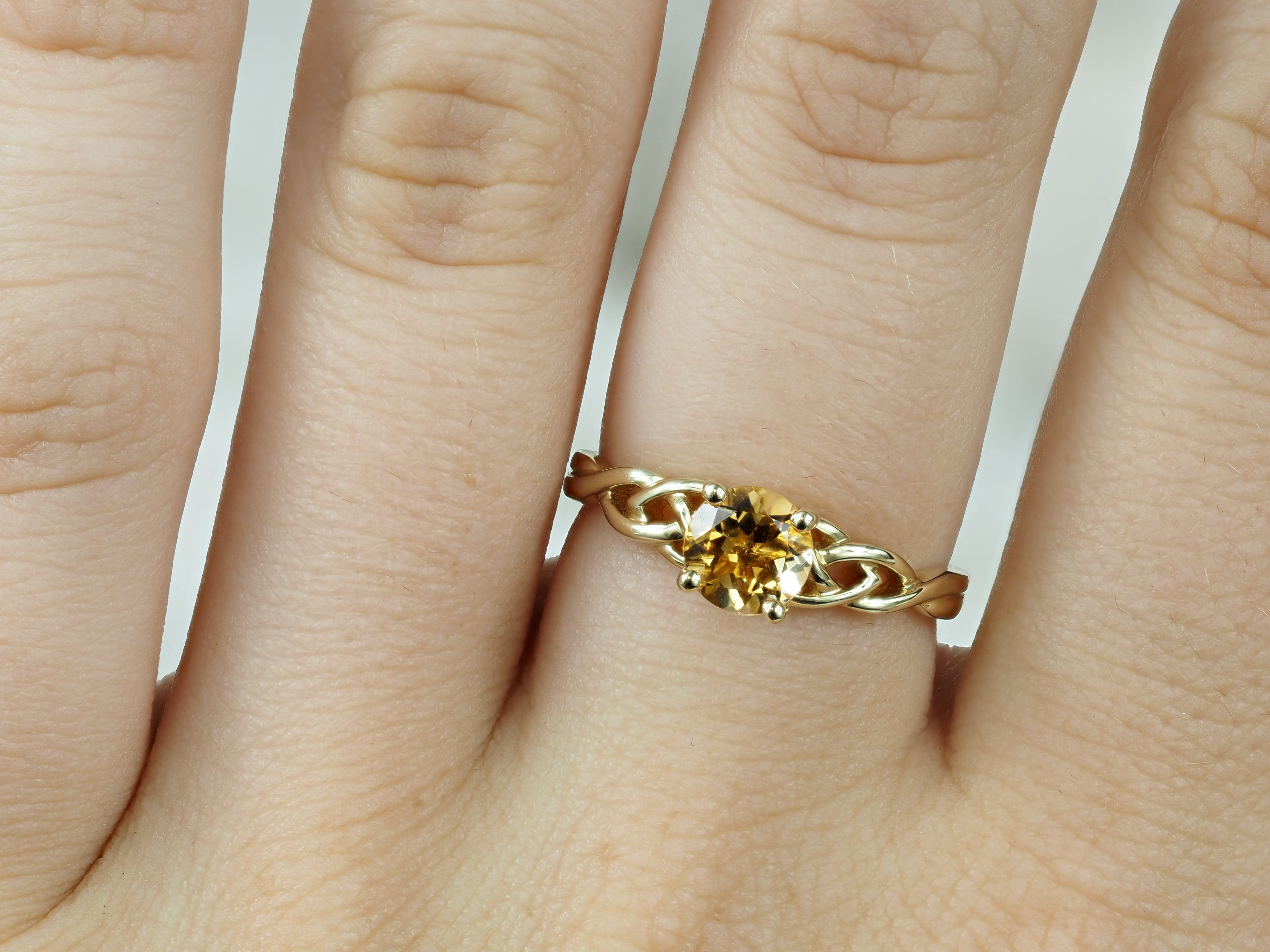 9ct Yellow Gold Citrine ring